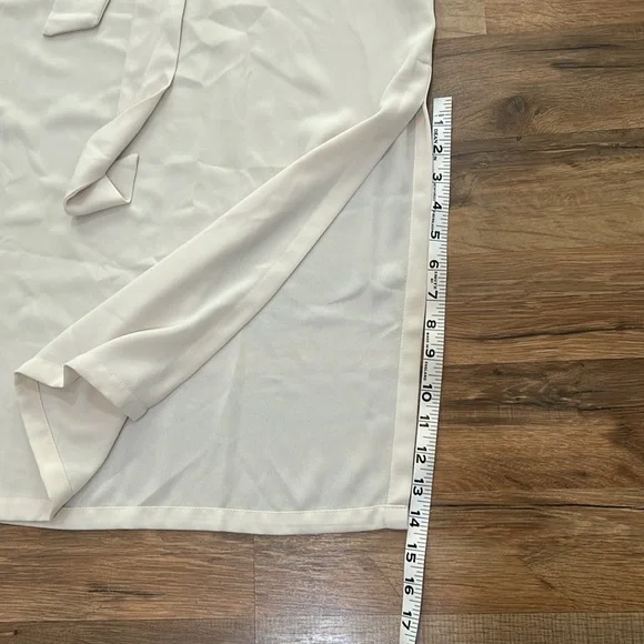 STELEN SEMI SHEER DRESS SIZE M TAN SLEEVELESS NEW - Picture 6 of 10